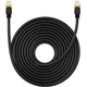 Сетевой кабель Baseus High Speed CAT8 40Gigabit Ethernet Cable (Round Cable) 10m (B0013320A111-07) Cluster Black - изображение 2