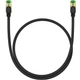 Мережевий кабель Baseus High Speed CAT8 40Gigabit Ethernet Cable (Braided Cable) 0.5m (B0013320C111-00) Cluster Black - зображення 1