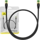 Мережевий кабель Baseus High Speed CAT8 40Gigabit Ethernet Cable (Braided Cable) 0.5m (B0013320C111-00) Cluster Black - зображення 7