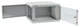 ZPAS Шафа 19", 15U, Z-BOX, зі змінними бічними стінками, 600х600 мм, максимально 100кг, сірий - зображення 2