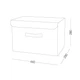Ящик для зберігання з кришкою MBM HOME TH-07 L CREAM кремовий - зображення 7