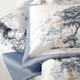 Простынь MBM HOME "Магия леса" 160x240 см синяя (BL-FS-01 BLUE) - изображение 9