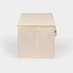 Ящик для зберігання з кришкою MBM HOME TH-07 M CREAM кремовий - зображення 4