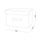 Ящик для зберігання з кришкою MBM HOME TH-07 M CREAM кремовий - зображення 7