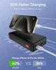 Портативный павербанк Baseus Airpow 20000 mAh на 20W 3A с технологией QC3.0+PD3.0 ( Model PPAP-20K ) с сквозной зарядкой, + кабель в комплекте Черный - изображение 11