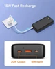 Портативный павербанк Baseus Airpow 20000 mAh на 20W 3A с технологией QC3.0+PD3.0 ( Model PPAP-20K ) с сквозной зарядкой, + кабель в комплекте Черный - изображение 12