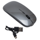 Безпроводная аккумуляторная мышка Dual-mode mouse 2.4 ГГц+Вluetooth 5.0 Темно-серая - изображение 4