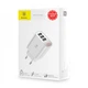 Зарядка для телефона BASEUS Mirror Lake Display |3USB, 3.4A|. White - изображение 6