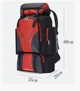 Рюкзак туристический 70л Красный (РУ-1093-4) - изображение 4