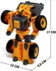 Конструктор трансформер строительная техника Mecha Dade toys робот трактор-погрузчик - изображение 3