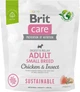 Сухой корм Brit Care Dog Sustainable Adult Small Breed для собак малых пород с курицей и насекомыми 1 кг - изображение 1