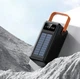 Мобильная зарядка внешний аккумулятор PowerBank YM-638CX с солнечной панелью и фонариком 100000 mAh - изображение 6