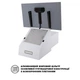Вытяжка INTERLINE TEFFI WH A/60/GL/PB - изображение 5