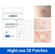 Гидроколоидные патчи от прыщей и угрей против акне Lanbena Acne Pimple Patch ночные 28шт - изображение 2