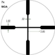 Прицел оптический Vortex Crossfire II 2-7x32 Scout Scope с сеткой V-Plex (MOA) - изображение 5