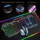 Игровой набор 2в1 TWolf TF600 (UA/ENG раскладка/RGB подсветка) Комплект клавиатура и мышь Black - изображение 13