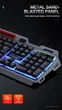 Игровой набор 2в1 TWolf TF600 (UA/ENG раскладка/RGB подсветка) Комплект клавиатура и мышь Black - изображение 14