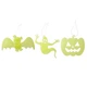 Набор подвесок Yes! Fun Хэллоуин Monster team, 3 шт, светящиеся в темноте 974347 - изображение 1