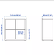 СТЕЛЛАЖ белый MS233 совместим с аксессуарами IKEA KALLAX - изображение 5