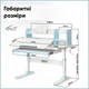 Комплект парта Evo-Kids TH-330 Light Blue + кресло Evo-kids Mio Lite KBL світло-блакитний (TH-330 W/Z + Y-208 KBL) - изображение 6