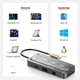 Док-станция USB-хаб 10в1 ASOMETECH (Type-C to 4K HDTV/VGA/SD/TF Card/USB 3.0/3.5mm/PD Fast Charge) 100 Вт - изображение 9