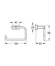Тримач для туалетного паперу Grohe Essentials Cube New (40507001) - изображение 2