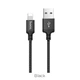 Кабель HOCO X14 USB to Lightning 2A 1m nylon aluminum connectors Black (6957531062820) - зображення 2