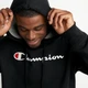 Худи Champion Powerblend Fleece Hoodie Script Logo Black GF89H-Y06794-BKC XL - изображение 3