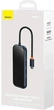 USB-хаб Baseus AcmeJoy 4-Port Type-C HUB Adapter (Type-C to USB3.0*3+Type-C PD&Data *1) WKJZ010013 Dark Grey - изображение 9