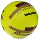 Мяч футбольный №5 PU ламинированный гибридная сшивка HYBRID SOCCERMAX FIFA FB-3113 (PU, Желтый-бордовый) - изображение 3