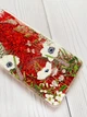 Чохол з плаваючими червоними блискітками на Xiaomi Redmi Note 12 4G Квіти польові (принт 363) - зображення 2