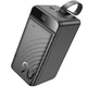Павербанк Hoco 90000 mAh 22.5W Power Bank Hoco J123D 90000 mAh 22.5W+PD20W для пристроїв з фонарем LED дисплей Чорний - зображення 2