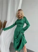 Шелковое платье JadFashion S/M зеленый 43285495 - изображение 2