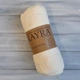 Простирадло на гумці Kayra Махрове 200 x 220 +25 см Кремовий - зображення 1