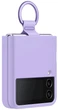Чехол силиконовый с кольцом Silicone Cover with Ring SM-F711 для Samsung Galaxy Z Flip4 Bora Purple - изображение 4
