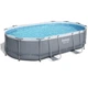 Овальний каркасний басейн Bestway 56448 Power Steel Frame Pool (488 х 305 х 107см) - зображення 1