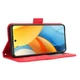 Чохол-книжка з кишеньками Deexe Wallet Stand для ZTE Nubia V60 Design - Red - зображення 3