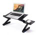 Многофункциональный столик для ноутбука Laptop Table T8 с охлаждением регулируемой высотой и подставкой для мышки - изображение 1