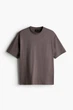 Футболка H&M Loose Fit L сірий 0608945128 - изображение 6