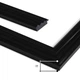 Фоторамка MARCO DECOR 4017 - 290SP 21х30 см, чорна - изображение 4