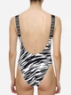 Купальник слитный женский Calvin Klein Underwear 285775163 S Черный/Белый (1159814538) - изображение 11