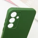 Чехол TPU GETMAN Liquid Silk Full Camera для Samsung Galaxy S23 FE Зеленый / Dark green - изображение 4
