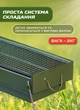 Гриль мангал барбекю двойной на ніжках TS Kitchen 51.5×23×25 см HP461GR мангал з решіткою складаний гриль Зелений - зображення 5