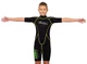 Детский Гидрокостюм 2,5 мм Marlin Malibu Shorty Junior Green/Black 2,5 мм S - изображение 4