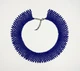 Колье-силянка из чешского матового бисера HatynkaUA Necklace ожерелье ручной работы к вышиванке Синий (SUN999_54) - изображение 4