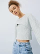 Болеро женское H&M 061015621 2XL Светло-голубое (KOZ6666000335296) - изображение 1
