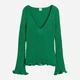 Пуловер женский H&M 061040275 M Зеленый (KOZ6666000333063) - изображение 5