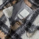 Куртка демисезонная удлиненная женская H&M 060972364_shacket S Черно-бежевый/Клетка (KOZ6666000331731) - изображение 5