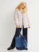 Бомбер женский H&M 061017129_beige XXS Светло-бежевый (KOZ6666000332264) - изображение 2