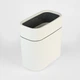 Відро для сміття MVM MY HOME без кришки BIN-24 10 л Біло/Сіре (BIN-24 10L WHITE/GRAY) - зображення 4